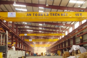Double girder crane 16 + 16 tons